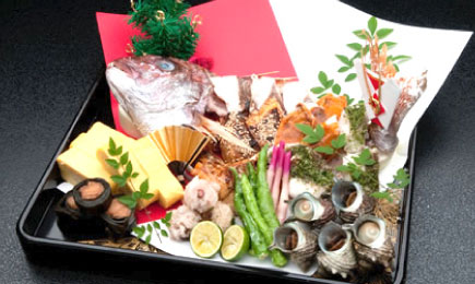 鯛のおかしら 祝い膳